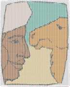 pattern People Men Animals Camels