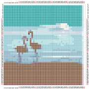 pattern Animals Flamingo