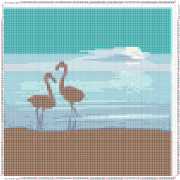 pattern Animals Flamingo