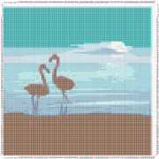 pattern Animals Flamingo