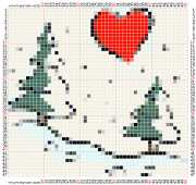 pattern People Love Plants Trees Weather Winter