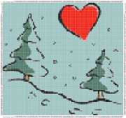 pattern People Love Plants Trees Weather Winter