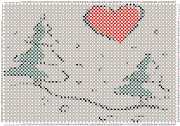 pattern People Love Plants Trees Weather Winter