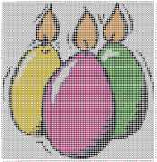 pattern Religion Easter Foods Eggs