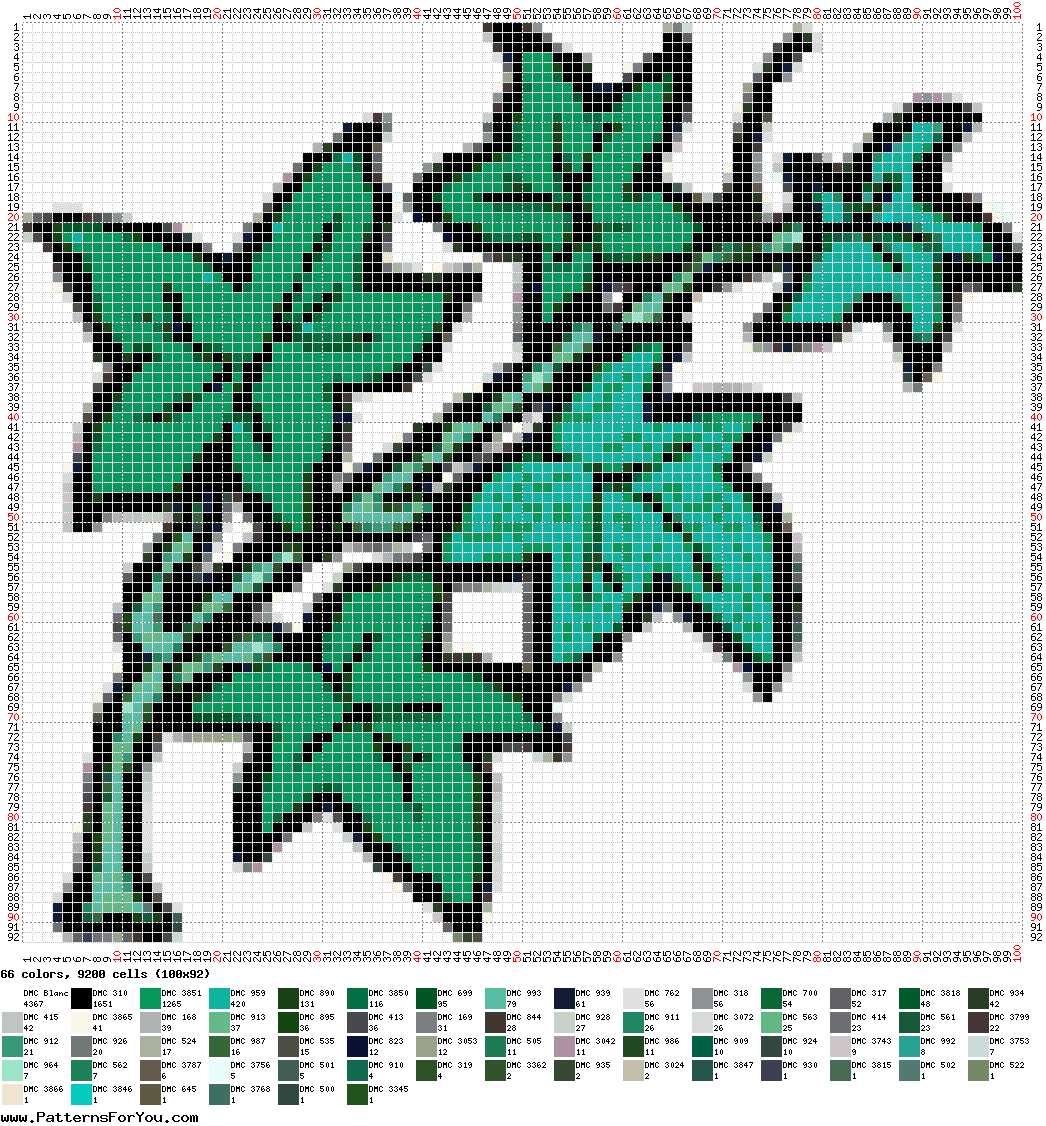 pattern Plants Flowers