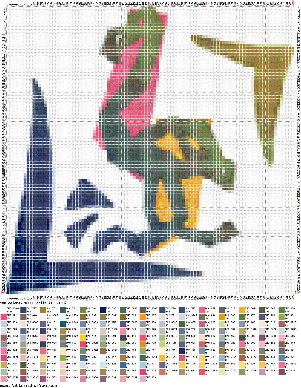 pattern Animals Flamingo