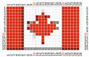 pattern Countries Canada Flags