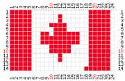 pattern Countries Canada Flags