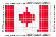 pattern Countries Canada Flags