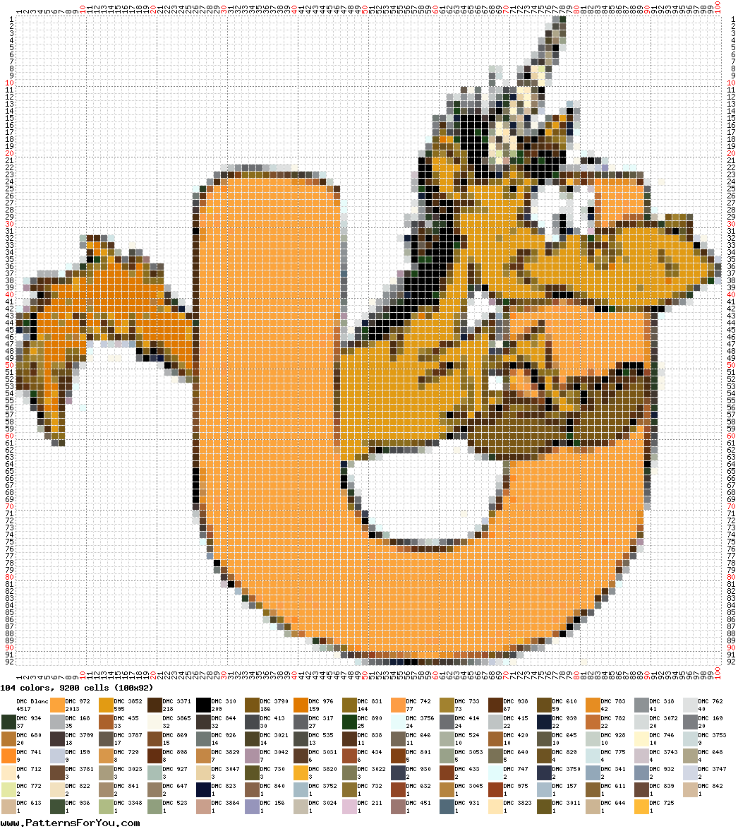 pattern Letters & numbers Animals