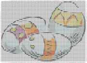 pattern Religion Easter Foods Eggs