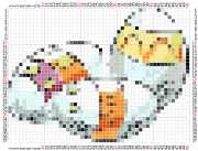 pattern Religion Easter Foods Eggs