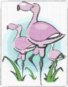 pattern Animals Flamingo