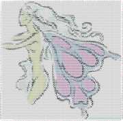 pattern People Women Animals Butterflies