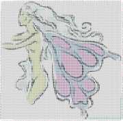 pattern People Women Animals Butterflies