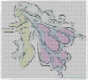 pattern People Women Animals Butterflies
