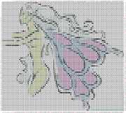 pattern People Women Animals Butterflies