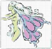 pattern People Women Animals Butterflies