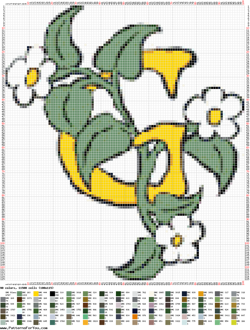 pattern Plants Flowers Letters & numbers Flowers