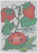 pattern Plants Strawberries