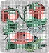 pattern Plants Strawberries