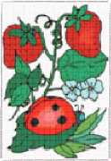pattern Plants Strawberries