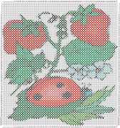 pattern Plants Strawberries