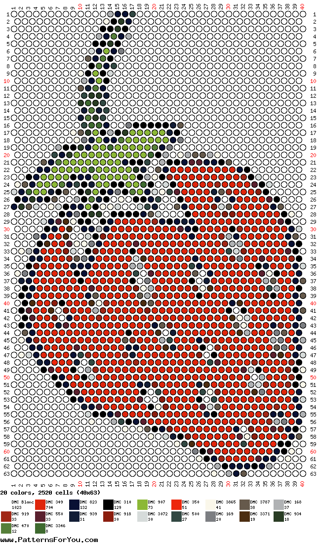 pattern Plants Strawberries