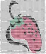 pattern Plants Strawberries