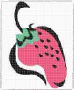 pattern Plants Strawberries