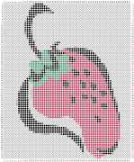 pattern Plants Strawberries