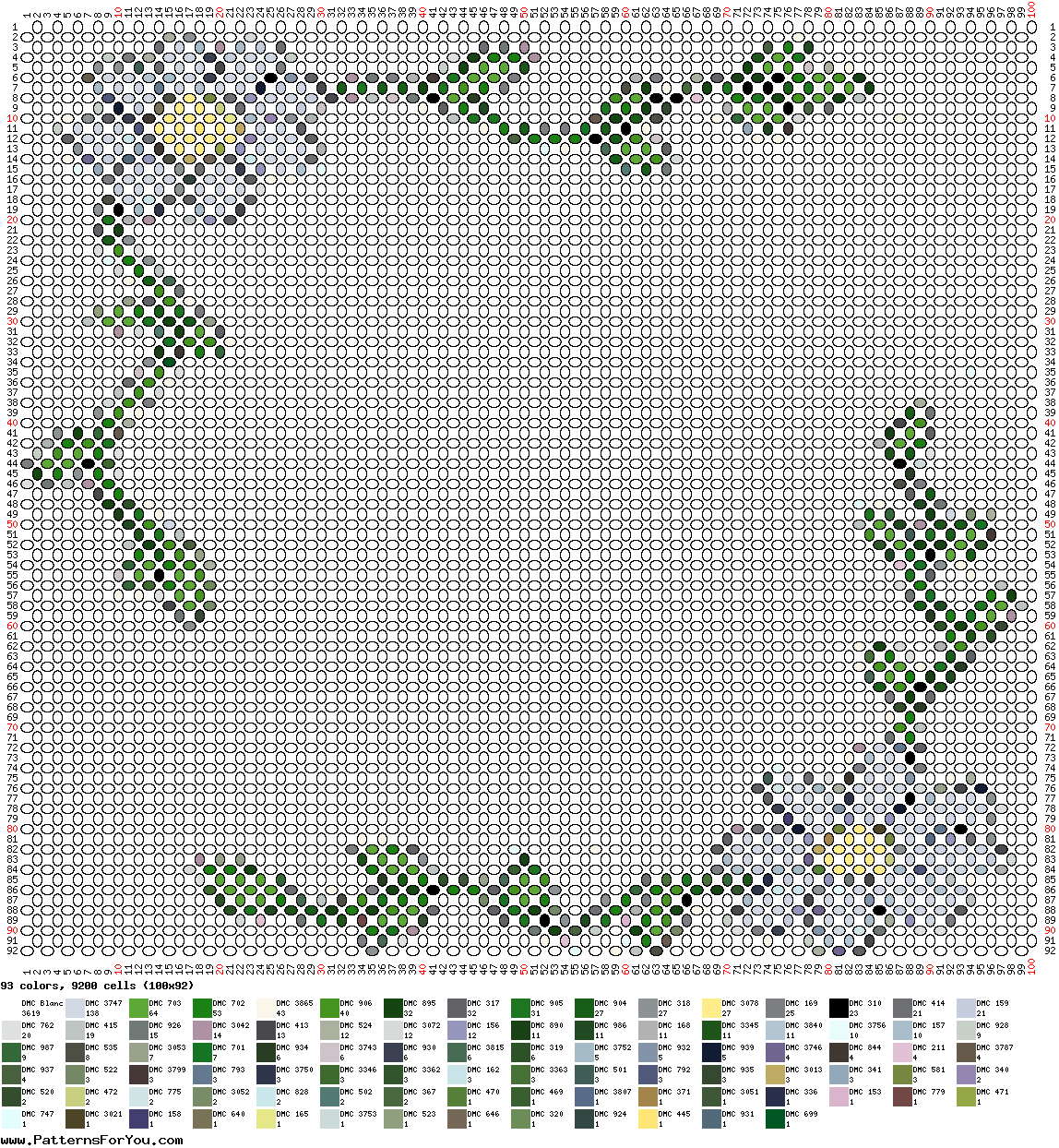 pattern Plants Flowers