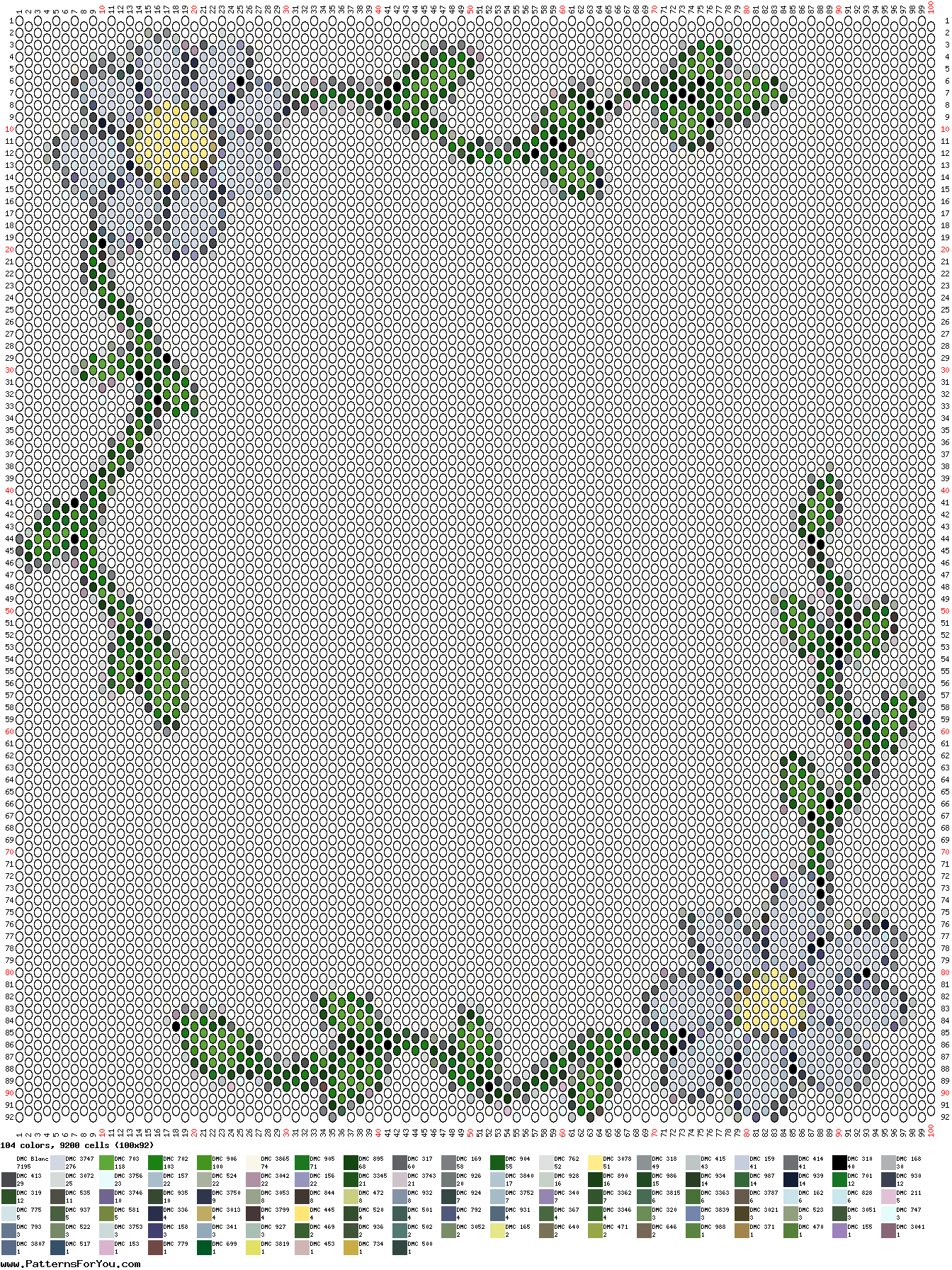 pattern Plants Flowers