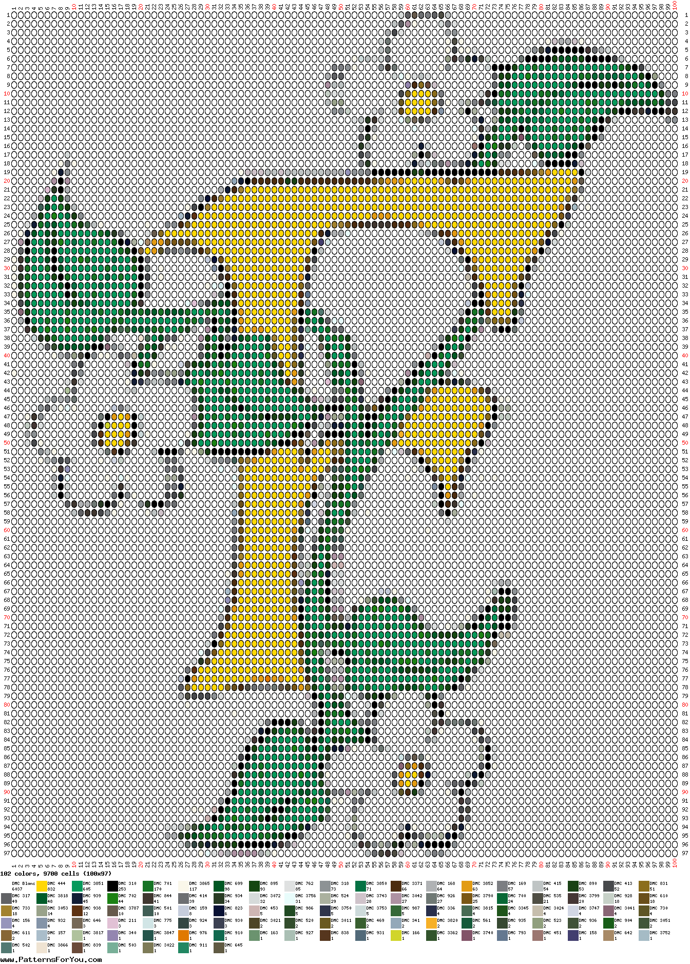 pattern Plants Flowers Letters & numbers Flowers