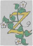 pattern Plants Flowers Letters & numbers Flowers