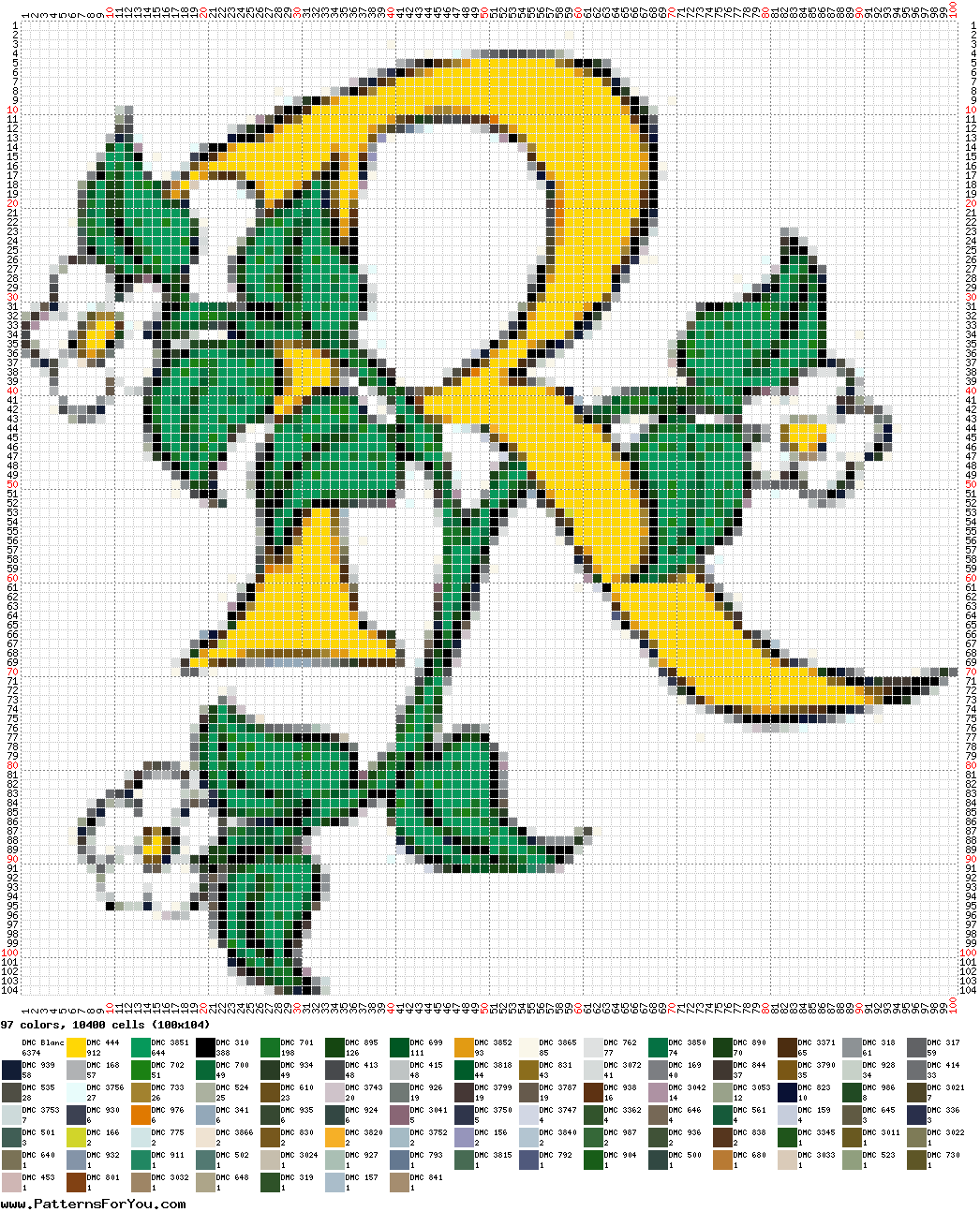 pattern Plants Flowers Letters & numbers Flowers