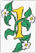 pattern Plants Flowers Letters & numbers Flowers