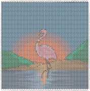 pattern Weather Sun Animals Flamingo
