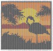 pattern Weather Sun Animals Flamingo