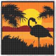 pattern Weather Sun Animals Flamingo