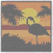 pattern Weather Sun Animals Flamingo
