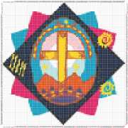 pattern Religion Easter Foods Eggs