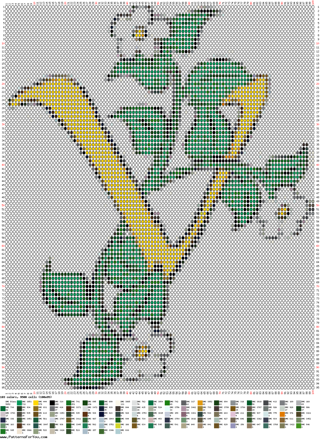 pattern Plants Flowers Letters & numbers Flowers