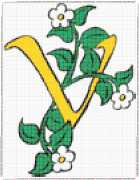 pattern Plants Flowers Letters & numbers Flowers