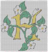 pattern Plants Flowers Letters & numbers Flowers