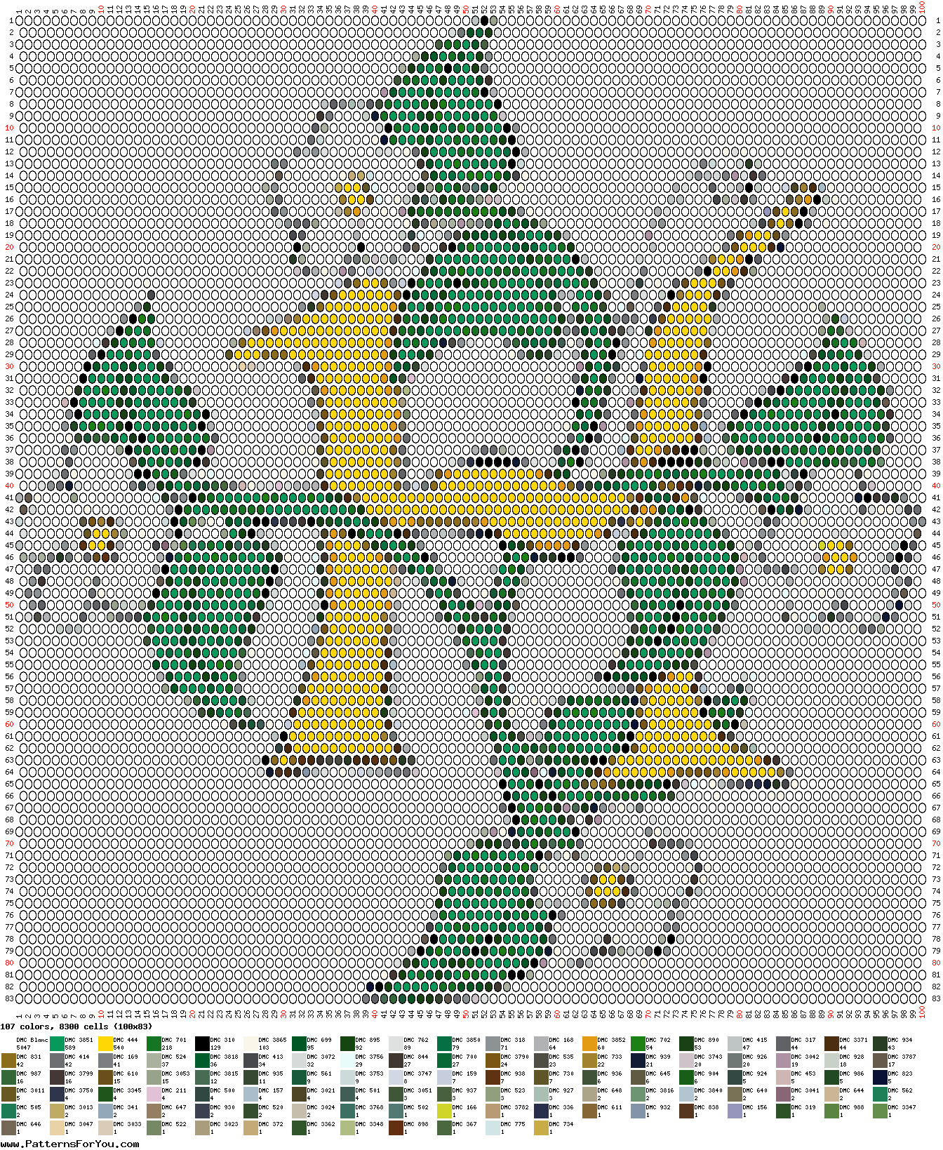 pattern Plants Flowers Letters & numbers Flowers