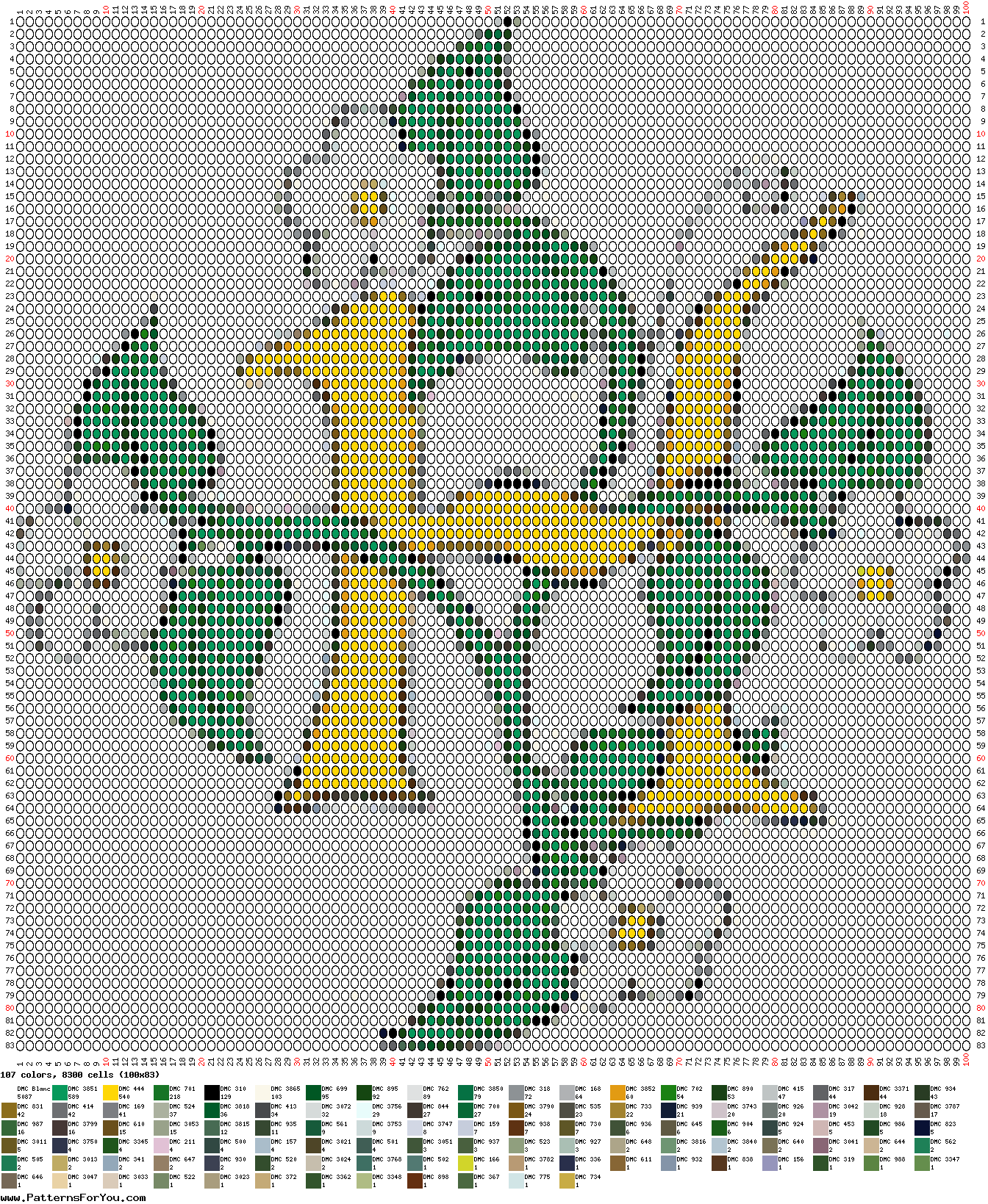 pattern Plants Flowers Letters & numbers Flowers