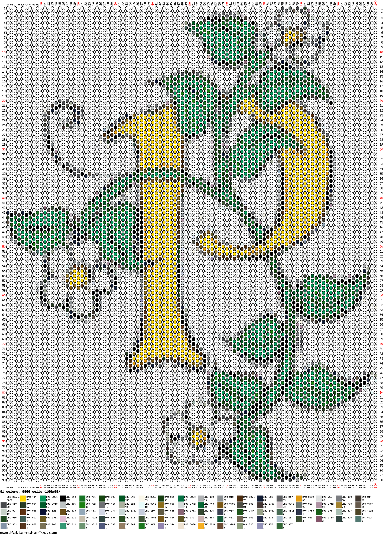 pattern Plants Flowers Letters & numbers Flowers