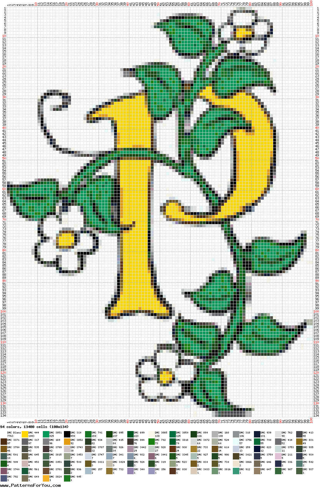 pattern Plants Flowers Letters & numbers Flowers