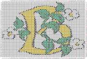 pattern Plants Flowers Letters & numbers Flowers